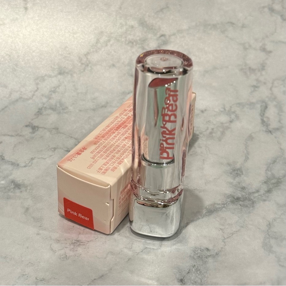 Pink Bear Sugar Glossy Lipstick in S02